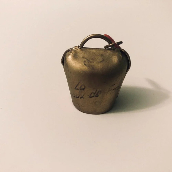 Vintage Miniature Switzerland Cow Bell Souvenir  1 Inch Size - Picture 5 of 13